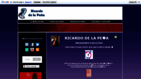 What Ricartur.com website looked like in 2019 (4 years ago)