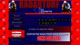 What Radarturf.net website looked like in 2019 (4 years ago)
