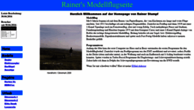 What Rainers-modellflugseite.de website looked like in 2019 (4 years ago)