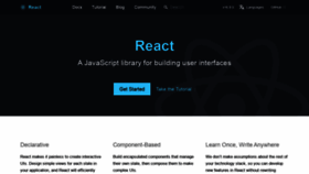 What Reactjs.org website looked like in 2019 (4 years ago)