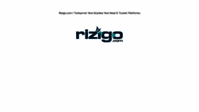 What Rizigo.com website looked like in 2019 (4 years ago)