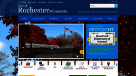 What Rochestermn.gov website looked like in 2019 (5 years ago)