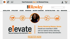 What Rowleycompany.com website looked like in 2019 (4 years ago)