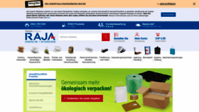 What Rajapack.ch website looked like in 2019 (4 years ago)