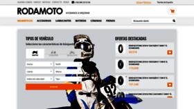 What Rodamoto.com website looked like in 2019 (4 years ago)