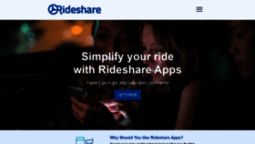What Rideshare.us website looked like in 2019 (4 years ago)