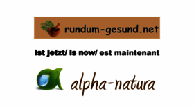 What Rundum-gesund.net website looked like in 2019 (4 years ago)