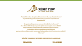 What Regioterv.hu website looked like in 2019 (4 years ago)