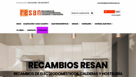 What Recambiosresan.com website looked like in 2019 (4 years ago)