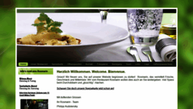 What Restaurant-rosmarin.ch website looked like in 2019 (4 years ago)