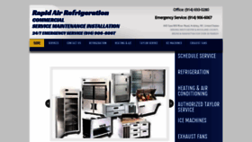 What Rapidairrefrigeration.com website looked like in 2019 (4 years ago)