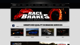 What Racebrakes.co.nz website looked like in 2019 (4 years ago)