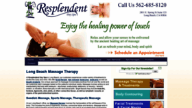 What Resplendentdayspa.com website looked like in 2019 (4 years ago)