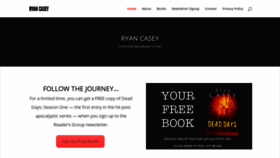 What Ryancaseybooks.com website looked like in 2019 (4 years ago)