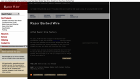What Razorwire.us website looked like in 2019 (4 years ago)