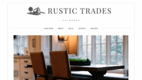 What Rustictradescolorado.com website looked like in 2019 (4 years ago)