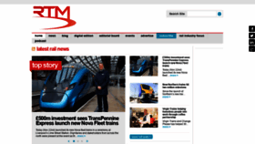 What Railtechnologymagazine.com website looked like in 2019 (4 years ago)