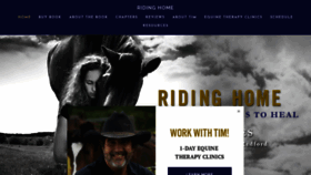 What Ridinghome.com website looked like in 2019 (4 years ago)