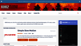 What Rdr2mods.com website looked like in 2019 (4 years ago)