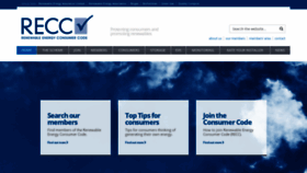 What Recc.org.uk website looked like in 2019 (4 years ago)