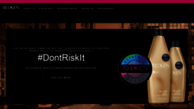 What Redken.co.nz website looked like in 2019 (4 years ago)