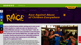What Raace.org website looked like in 2019 (4 years ago)
