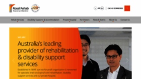 What Royalrehab.com.au website looked like in 2019 (4 years ago)