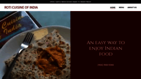 What Roticuisineofindia.com website looked like in 2019 (4 years ago)