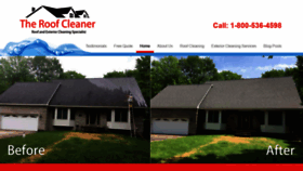 What Roofcleaningusa.com website looked like in 2019 (4 years ago)