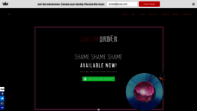 What Randomorder.ca website looked like in 2019 (4 years ago)