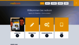 What Redkom.de website looked like in 2019 (4 years ago)