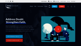 What Roomfordoubt.com website looked like in 2019 (4 years ago)