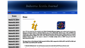What Revistaindustriatextila.ro website looked like in 2019 (4 years ago)