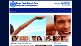 What Regoparkdentalcare.net website looked like in 2019 (4 years ago)
