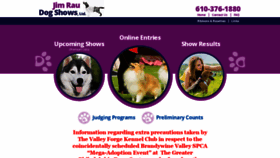 What Raudogshows.com website looked like in 2019 (4 years ago)
