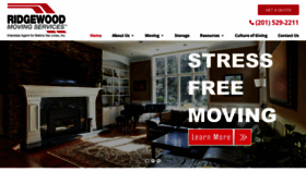 What Ridgewoodmoving.com website looked like in 2019 (4 years ago)