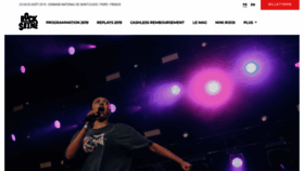 What Rockenseine.com website looked like in 2019 (4 years ago)