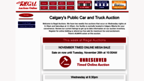 What Regalauctions.com website looked like in 2019 (4 years ago)