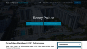 What Roneypalacerealty.com website looked like in 2019 (4 years ago)