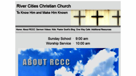 What Rivercitieschristianchurch.com website looked like in 2019 (4 years ago)