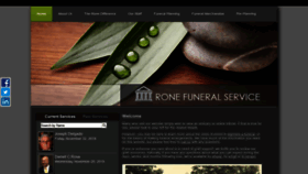 What Ronefuneralservice.com website looked like in 2019 (4 years ago)