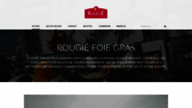 What Rougie.ca website looked like in 2019 (4 years ago)