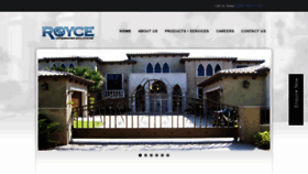 What Royceintegrated.com website looked like in 2019 (5 years ago)