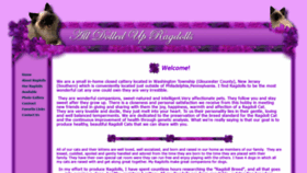 What Ragdollcatnj.net website looked like in 2019 (4 years ago)