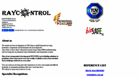 What Raycontrol.com website looked like in 2019 (4 years ago)
