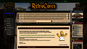 What Retrocores.com website looked like in 2019 (4 years ago)