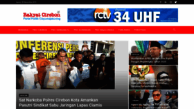 What Rakyatcirebon.id website looked like in 2019 (4 years ago)