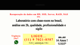 What Recoverylab.com.br website looked like in 2019 (4 years ago)