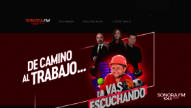 What Radiosonora.com.sv website looked like in 2019 (4 years ago)