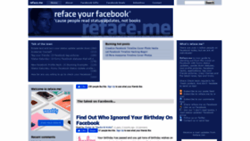 What Reface.me website looked like in 2019 (4 years ago)